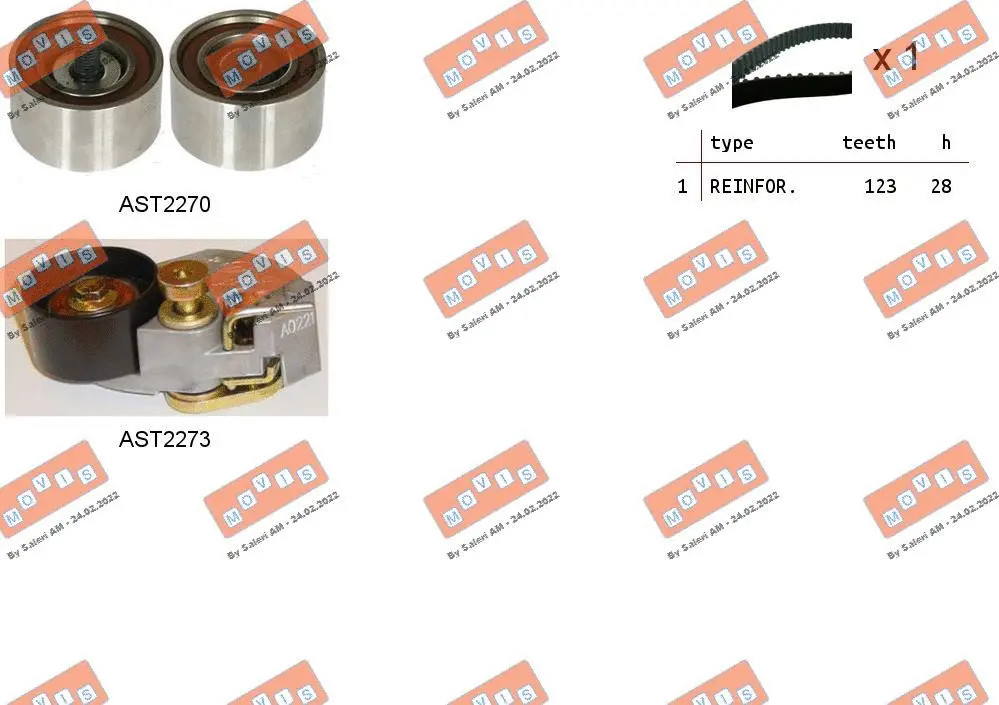 Timing Belt Kit (ASTK1070)