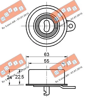 Tensioner Pulley, timing belt