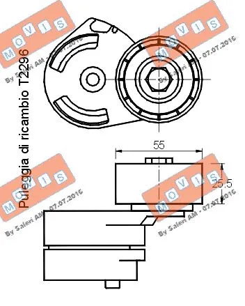 Belt Tensioner, V-ribbed belt