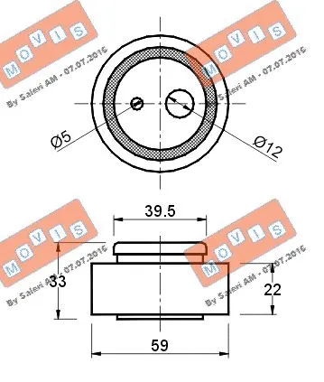 Tensioner Pulley, timing belt