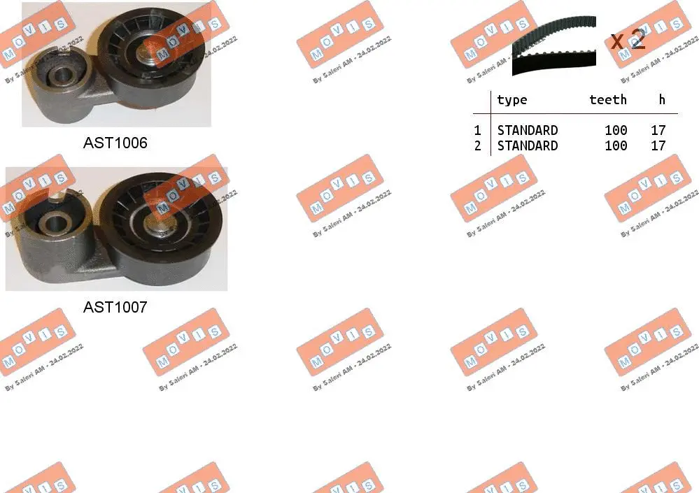 Timing Belt Kit (ASTK0836)