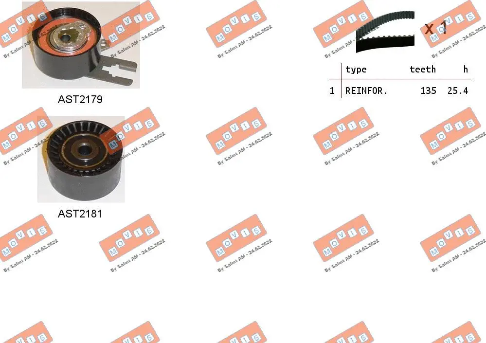 Timing Belt Kit (ASTK0924)