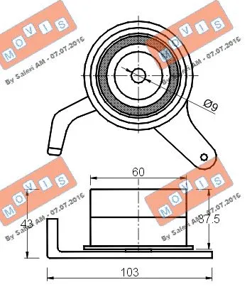 Tensioner Pulley, timing belt