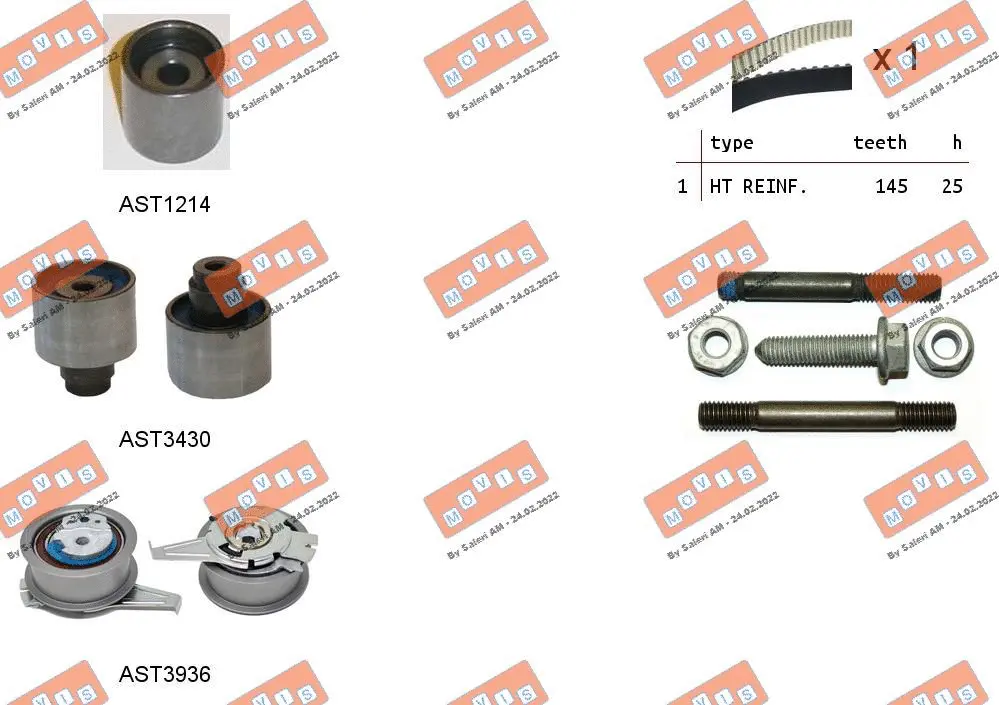 Timing Belt Kit (ASTK1290)