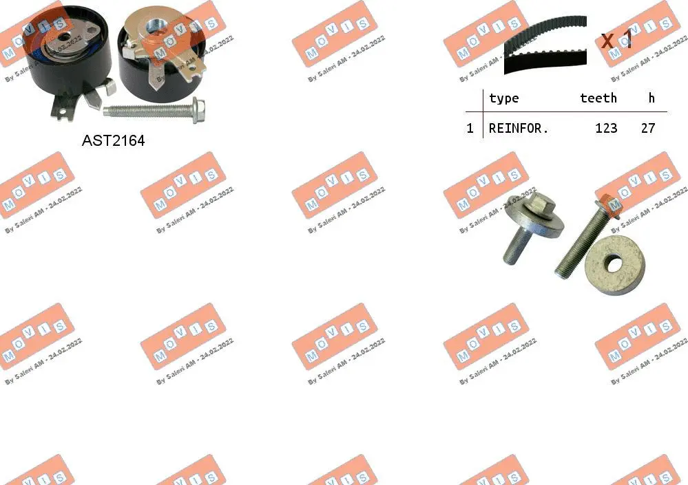 Timing Belt Kit (ASTK0863)