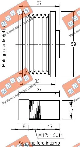 Alternator Freewheel Clutch