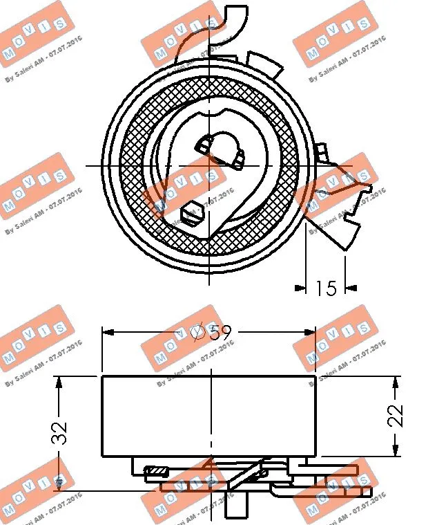Tensioner Pulley, timing belt