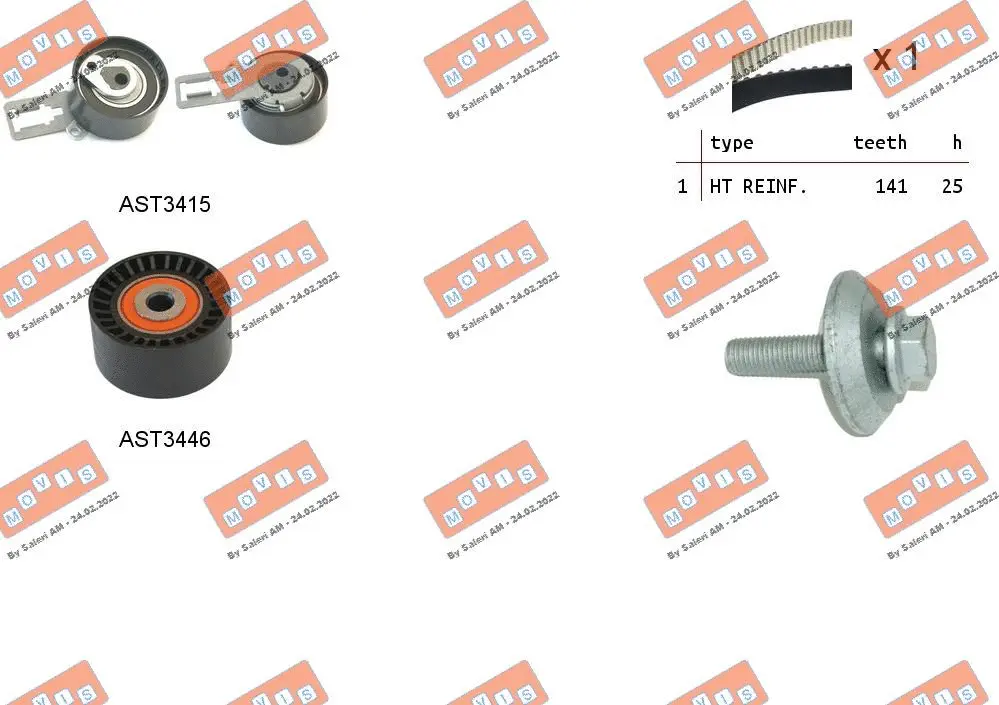 Timing Belt Kit (ASTK1148)