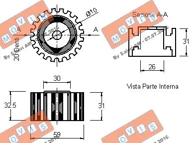 Deflection/Guide Pulley, timing belt