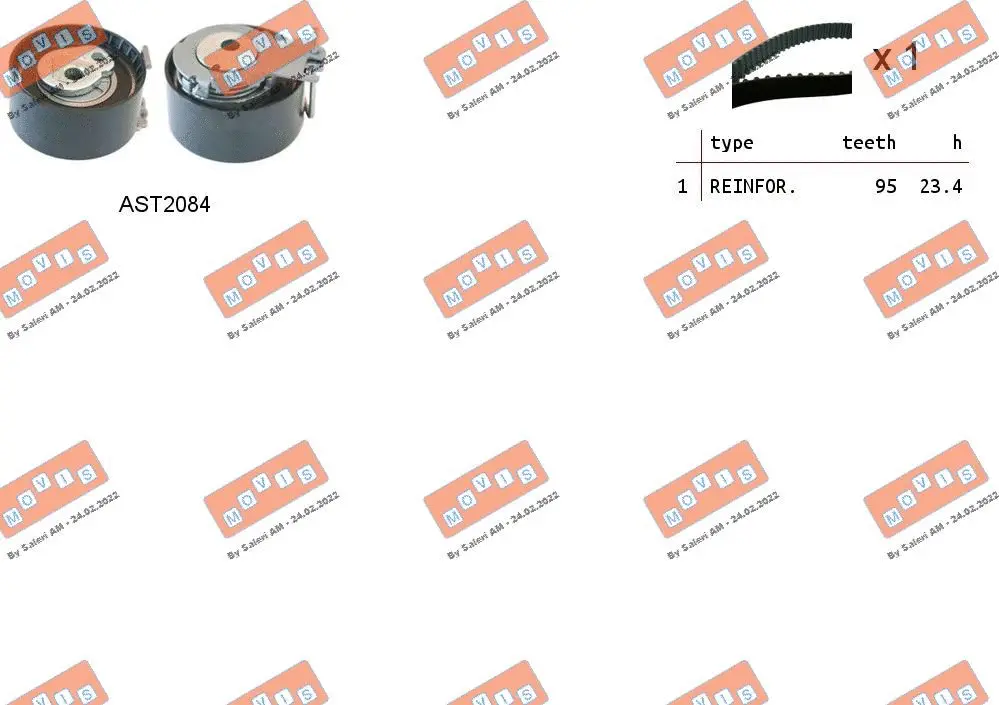 Timing Belt Kit (ASTK0922)