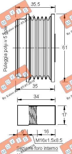 Alternator Freewheel Clutch