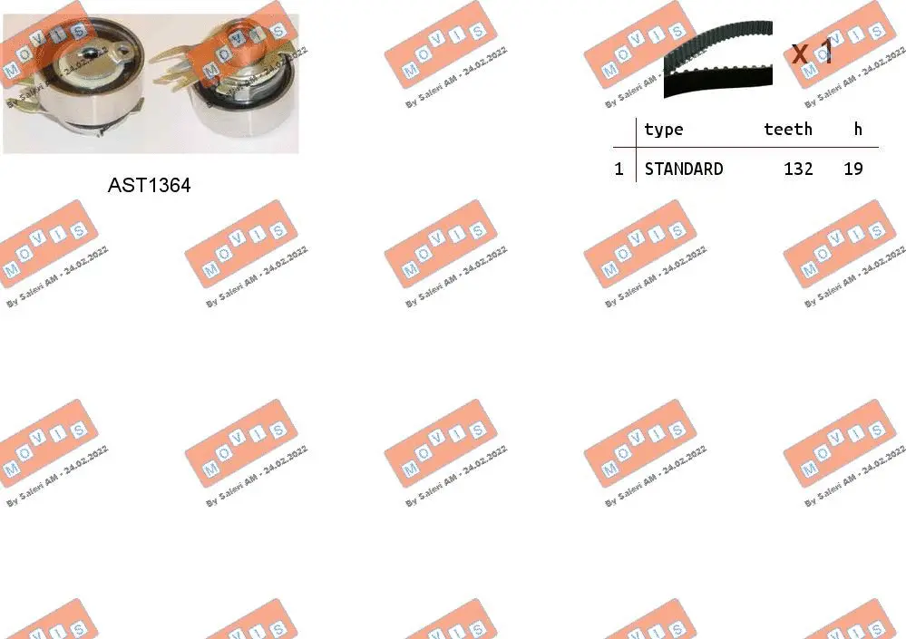 Timing Belt Kit (ASTK0901)