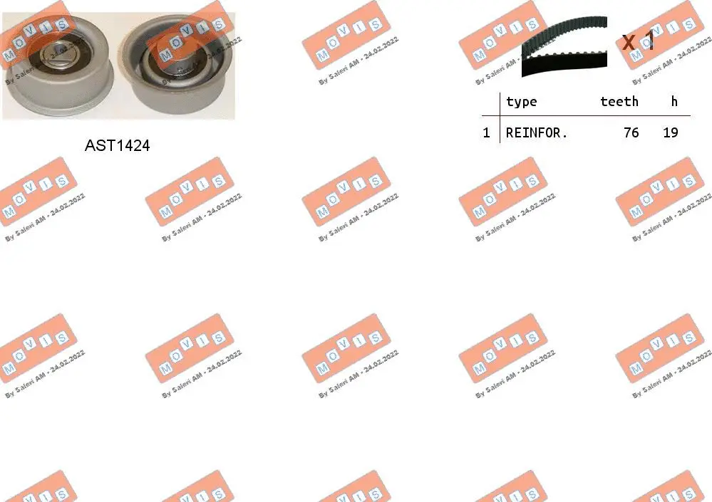 Timing Belt Kit (ASTK0971)