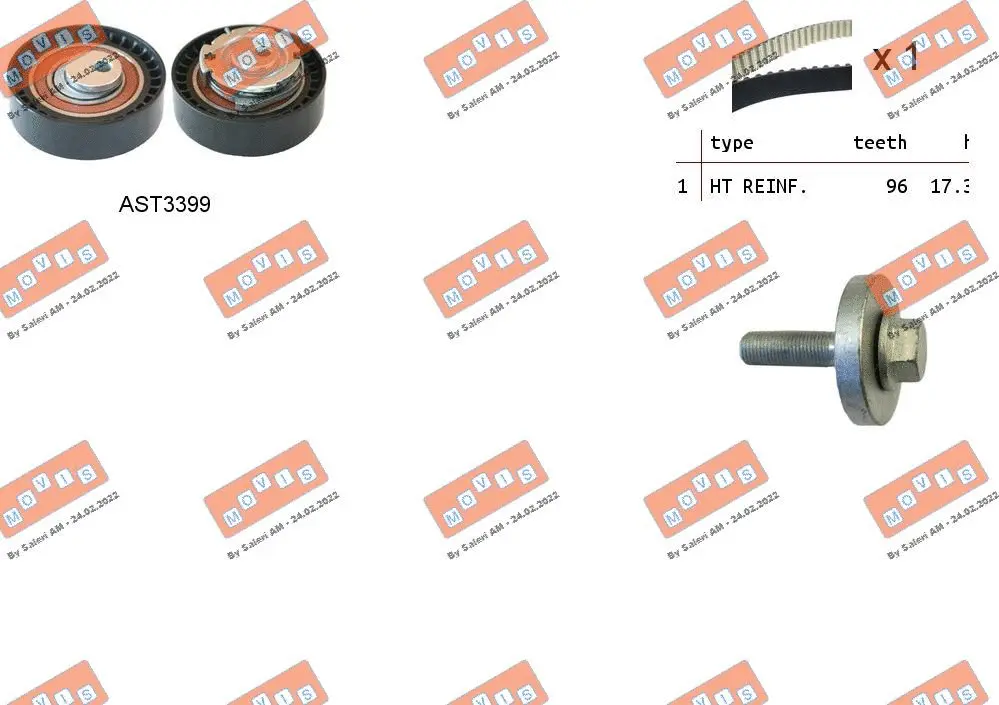 Timing Belt Kit (ASTK1130)