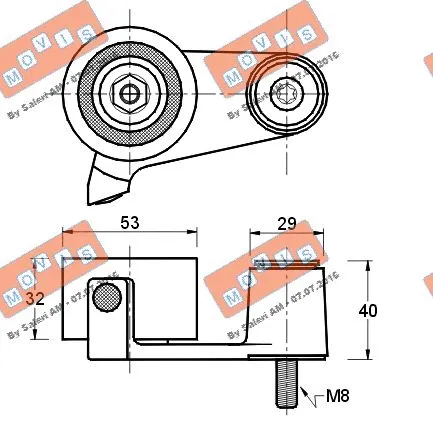Tensioner Pulley, timing belt