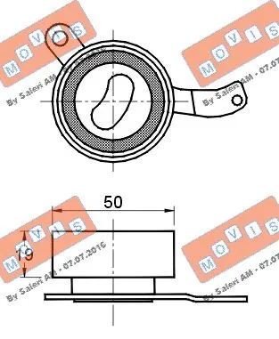 Tensioner Pulley, timing belt