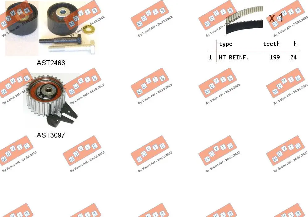 Timing Belt Kit (ASTK1122)