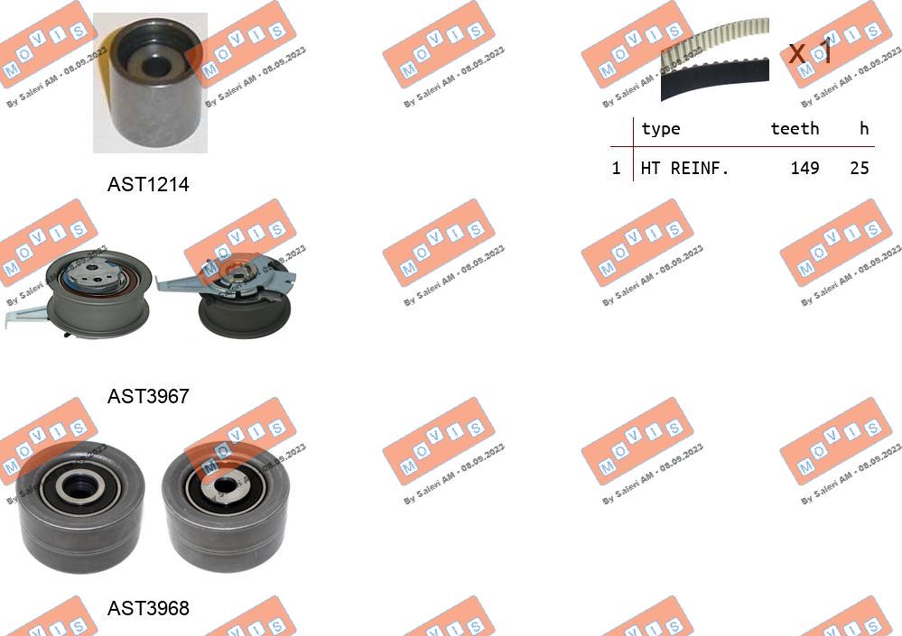 Timing Belt Kit (ASTK1298)