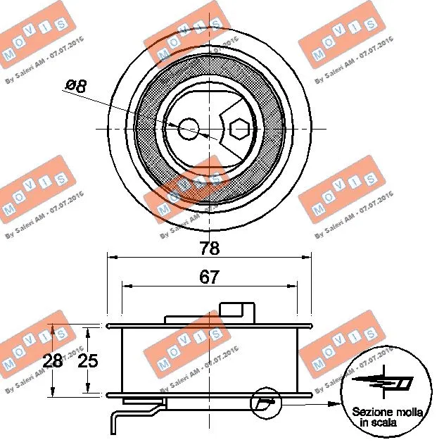 Tensioner Pulley, timing belt