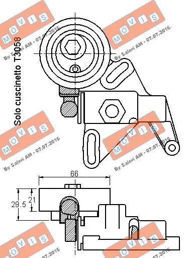Tensioner Pulley, timing belt