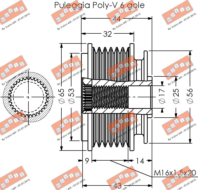 Alternator Freewheel Clutch