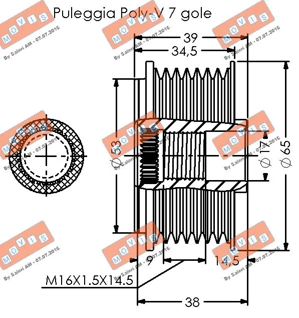 Alternator Freewheel Clutch
