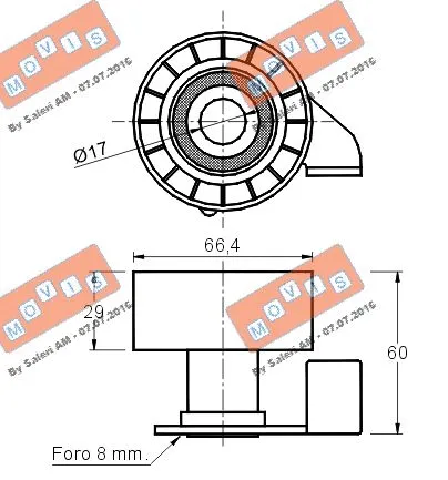 Tensioner Pulley, timing belt