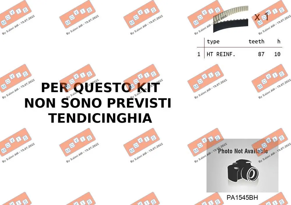 Water Pump & Timing Belt Kit (ASTK0B03PA2)