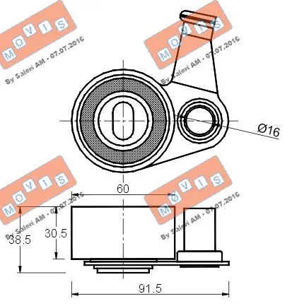 Tensioner Pulley, timing belt