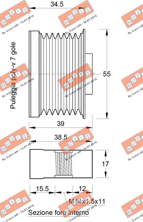 Alternator Freewheel Clutch