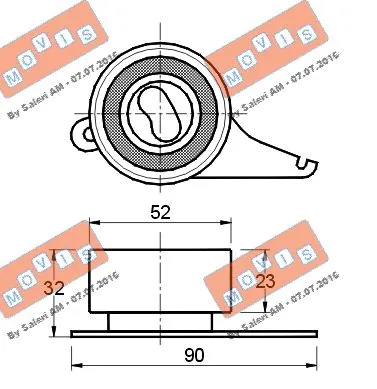 Tensioner Pulley, timing belt