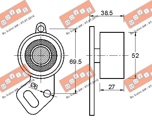 Tensioner Pulley, timing belt