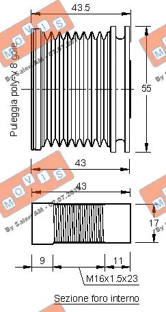 Alternator Freewheel Clutch