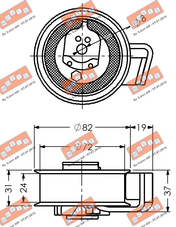 Tensioner Pulley, timing belt