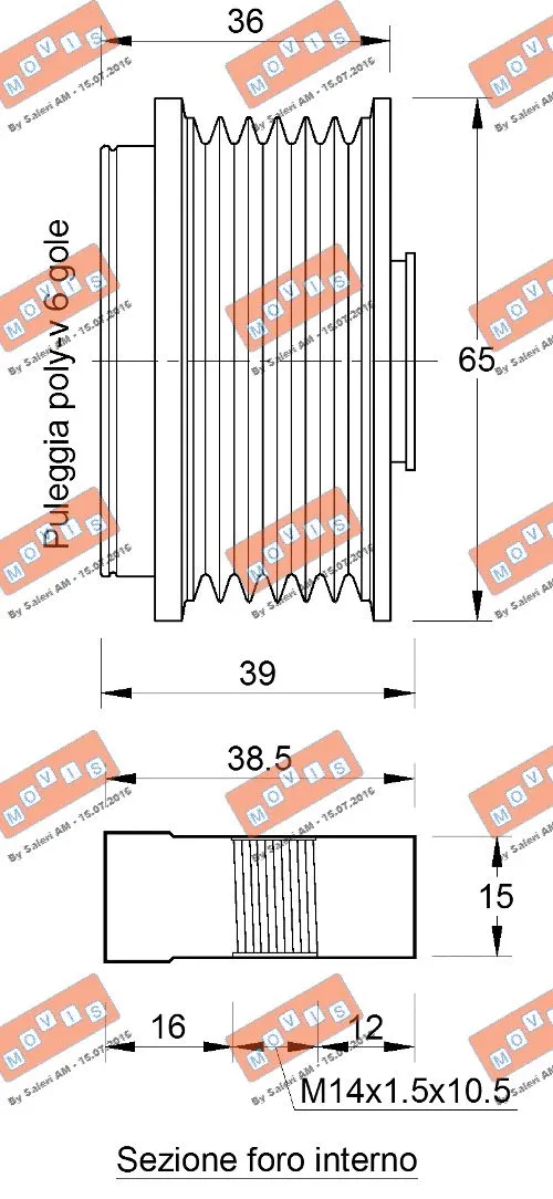 Alternator Freewheel Clutch