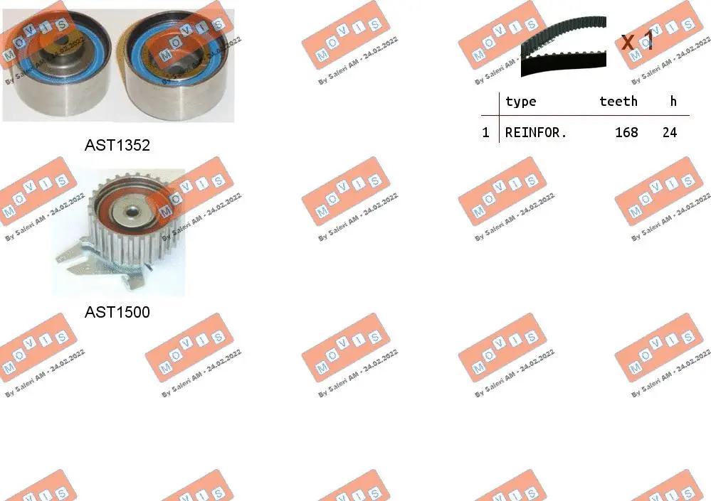 Timing Belt Kit (ASTK1042)