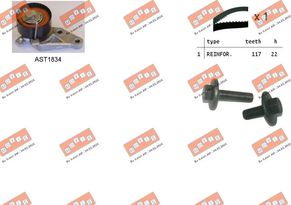 Timing Belt Kit (ASTK0855)