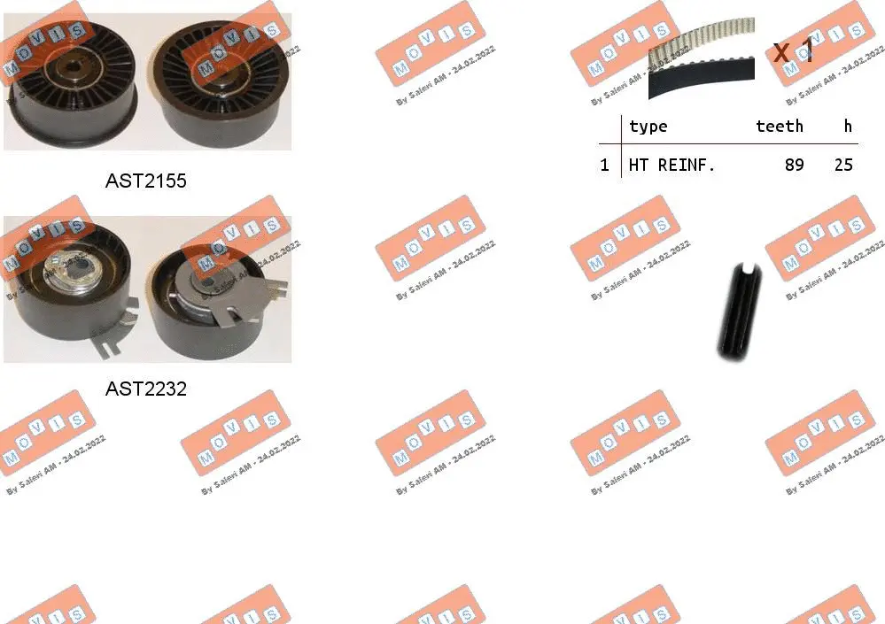 Timing Belt Kit (ASTK1152)