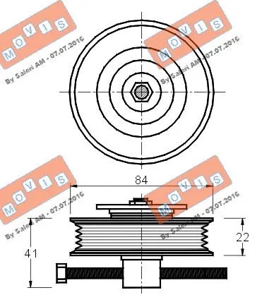 Belt Tensioner, V-ribbed belt