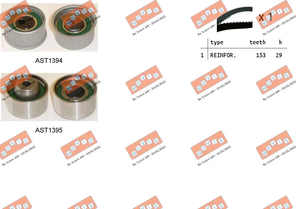 Timing Belt Kit (ASTK1260)