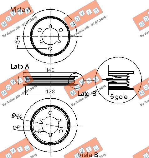 Belt Pulley, crankshaft