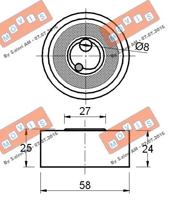 Tensioner Pulley, timing belt