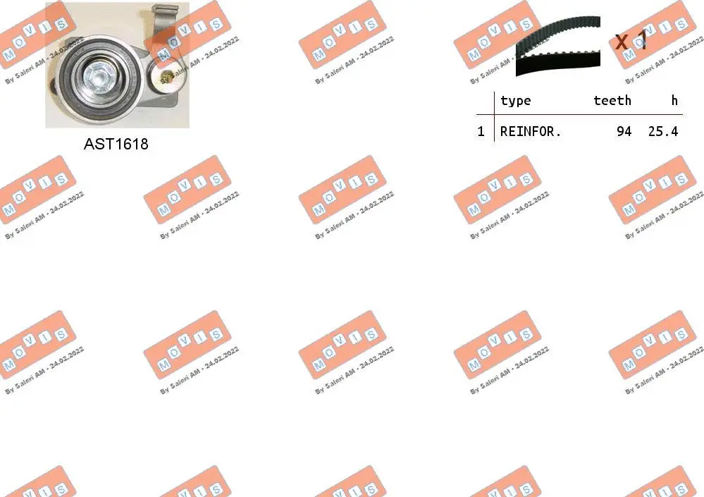 Timing Belt Kit (ASTK1223)