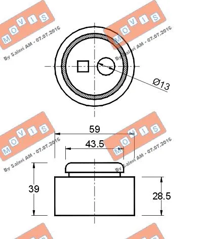 Tensioner Pulley, timing belt