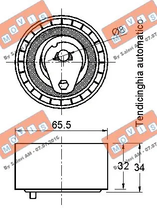 Tensioner Pulley, timing belt