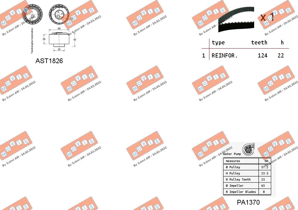 Water Pump & Timing Belt Kit