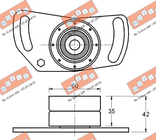 Tensioner Pulley, timing belt