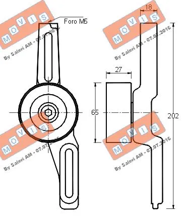 Belt Tensioner, V-ribbed belt
