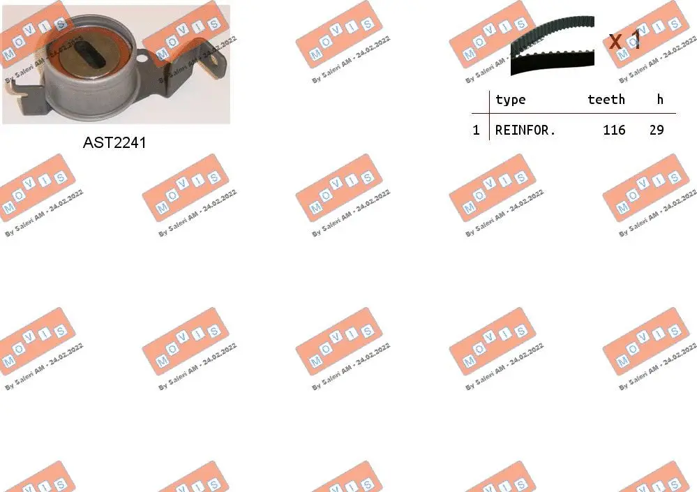 Timing Belt Kit (ASTK1264)