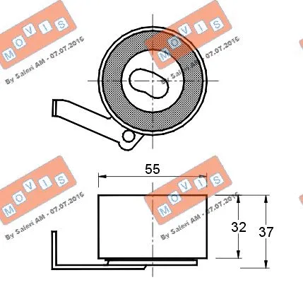 Tensioner Pulley, timing belt